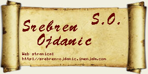 Srebren Ojdanić vizit kartica